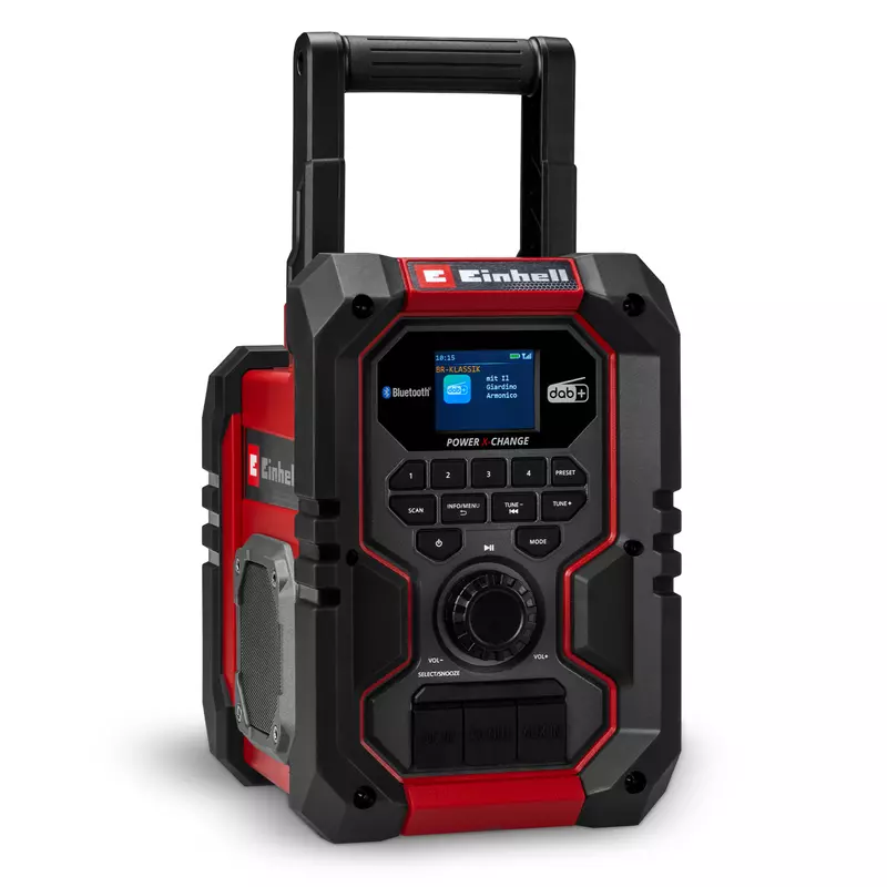 Einhell Accu Radio TE-CR 18 Li DAB+/FM/BT Solo - Zonder accu en lader