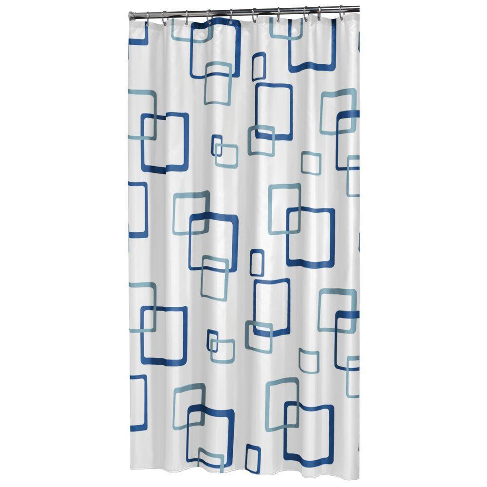 Sealskin Retro douchegordijn Peva 180x200 blauw