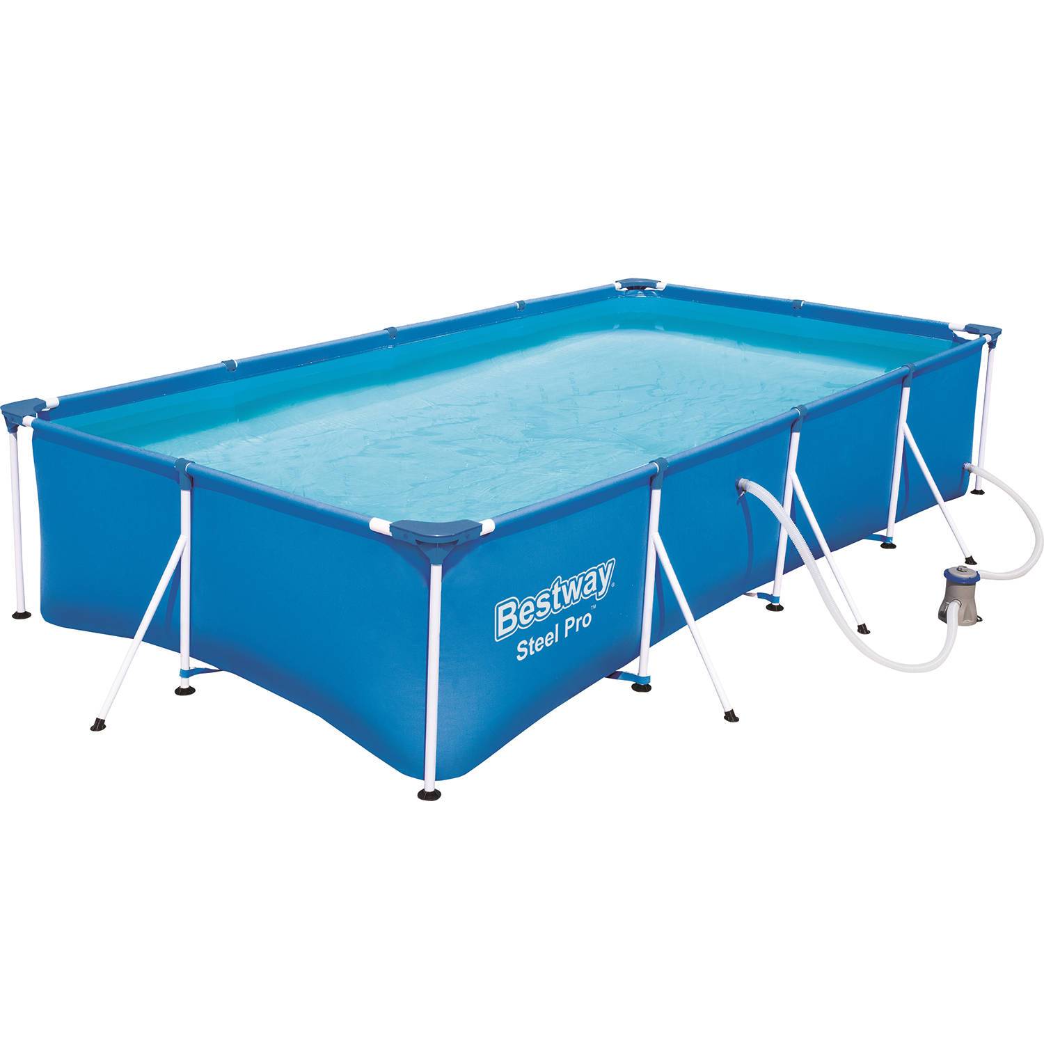 Bestway zwembad steel pro set rechthoek 400