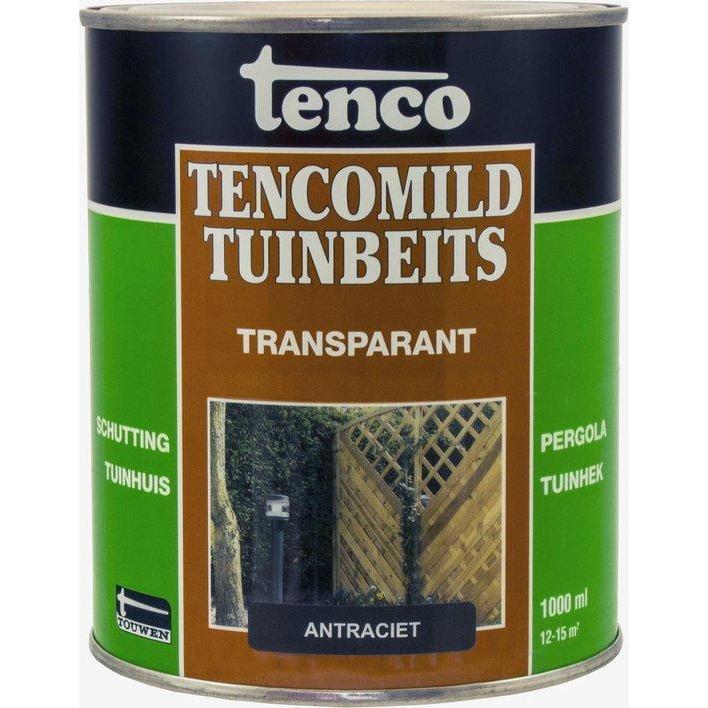 Tenco Mild tuinbeits transparant 1 liter antraciet