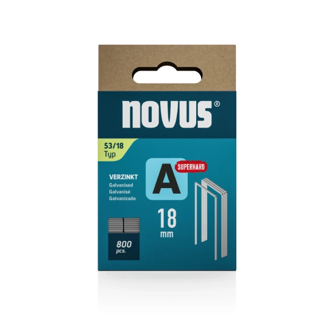 Novus dundraad nieten A 53/18mm SH (1000 stuks)