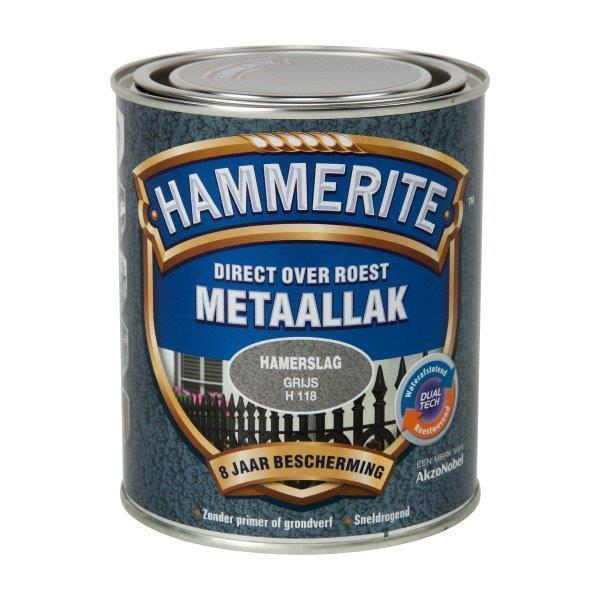 Hammerite hamerslag grijs H118 750 ml.