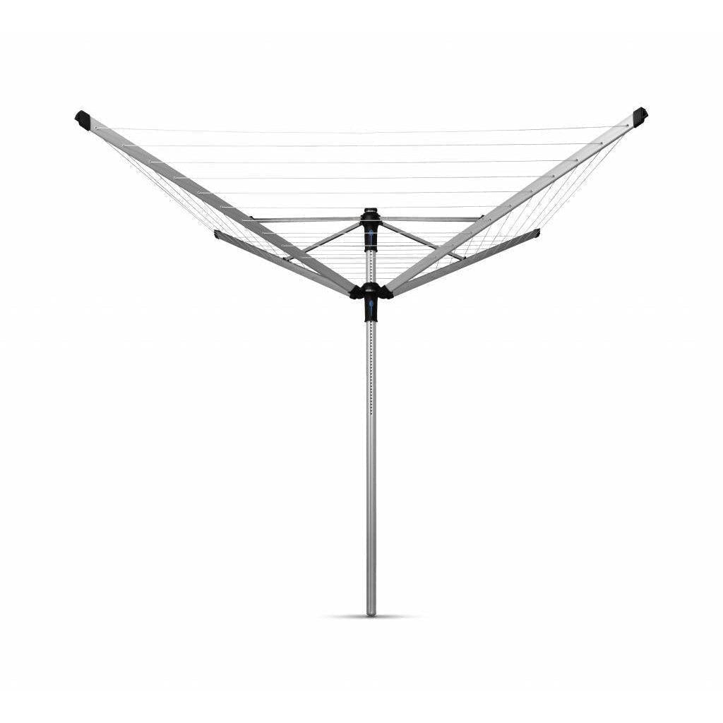 Brabantia Lift-o-Matic Advance droogmolen 50 mtr. + grondanker + beschermhoes + wasknijpertas 