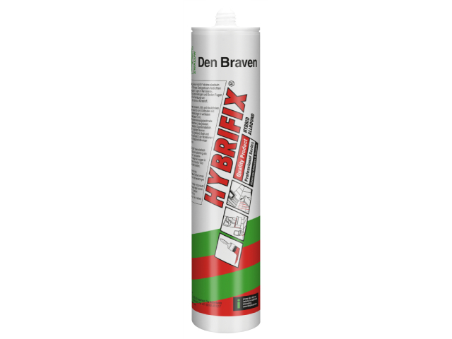 Zwaluw Hybrifix lijmkit zwart 290ml