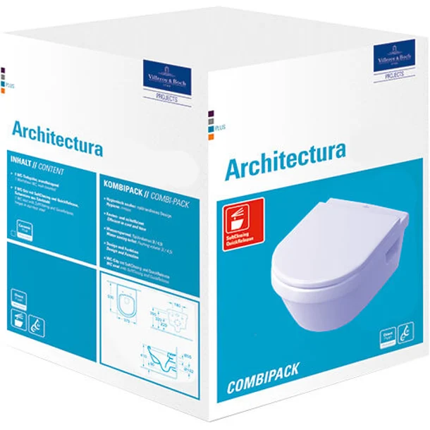 Villeroy & Boch wandcloset combipack Omnia Architectura wit