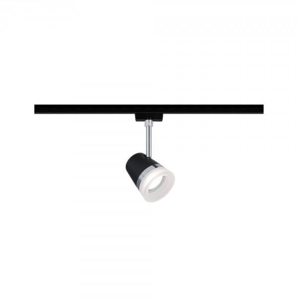Paulmann URail spot Cone max 1x15W zwart mat/ chroom 230V metaal/kunststof