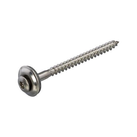 Dak & Gevel Spenglerschroef RVS-A2 LK met EPDM ring 15mm TX-20 4.5x80 (100)