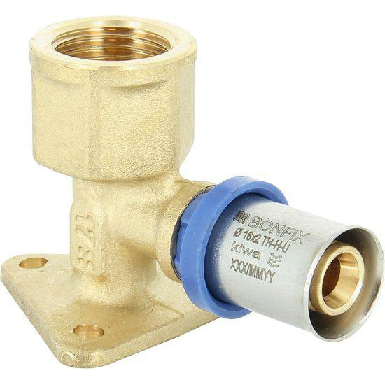 Bonfix alu-pers muurplaat 1/2 x 16 hoogte = 35 mm