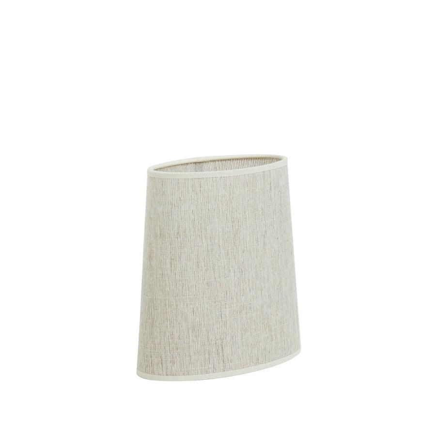 Light & Living kap ellips smal hoog Breska wit