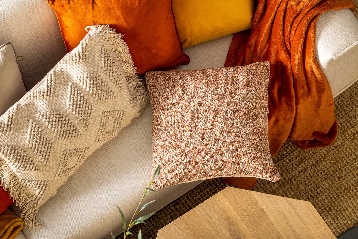 Dutch Decor sierkussen Odin Pumice Stone 60×40 cm