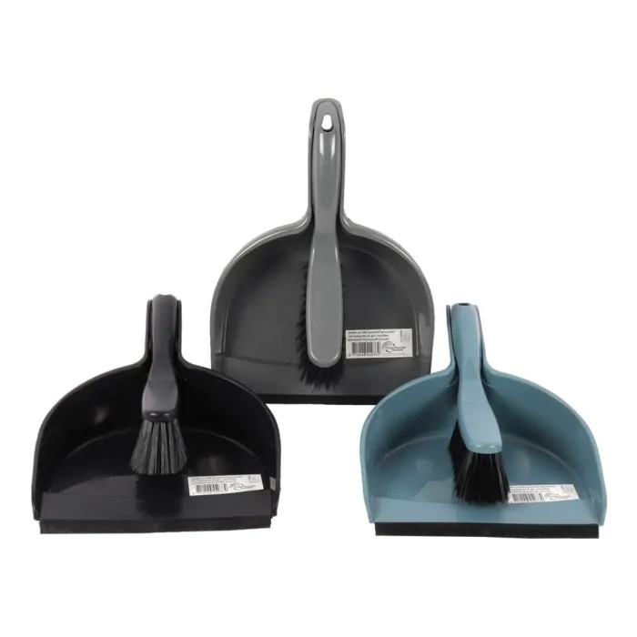 Stoffer en blik gerecycled