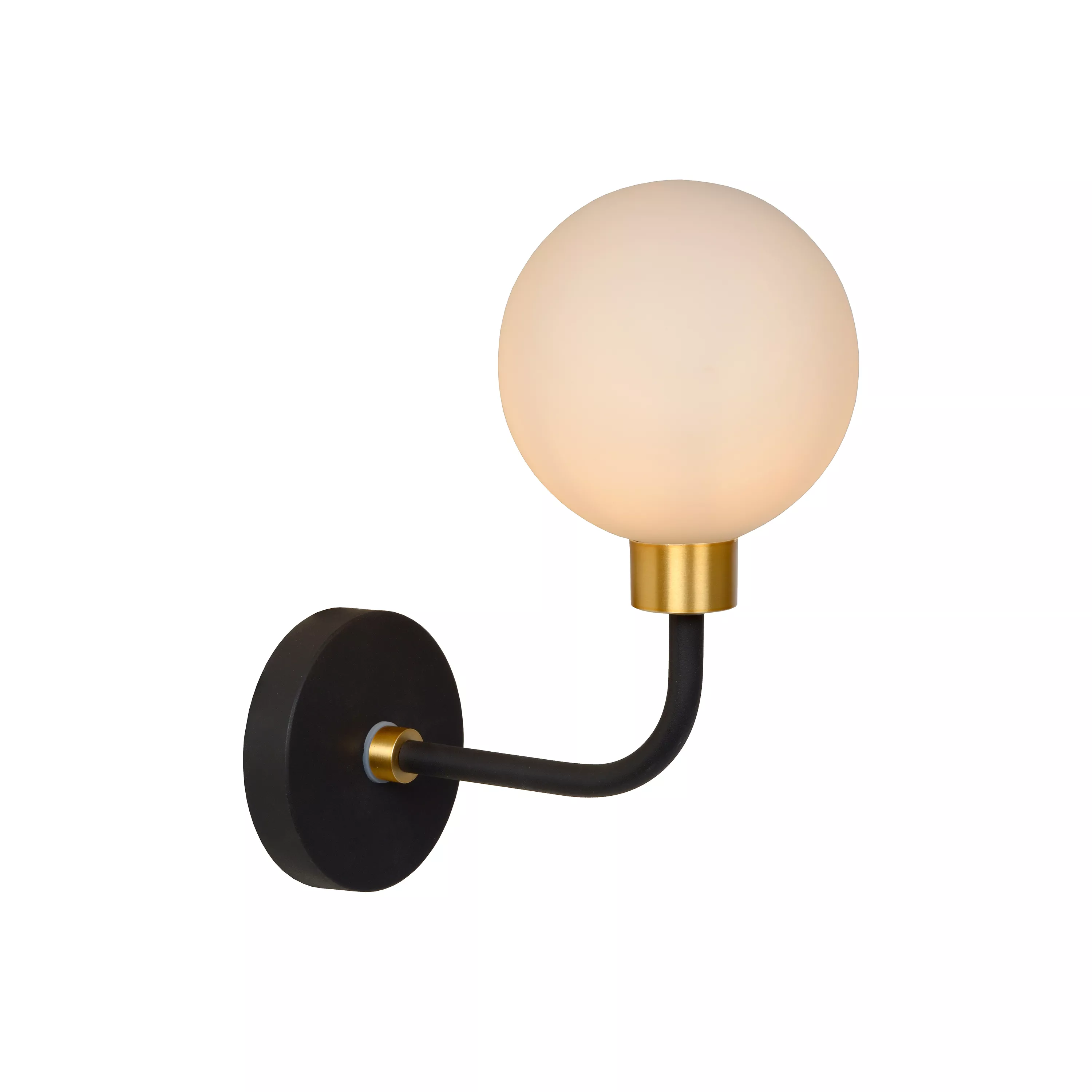 Lucide Berend wandlamp badkamer 1xG9 zwart