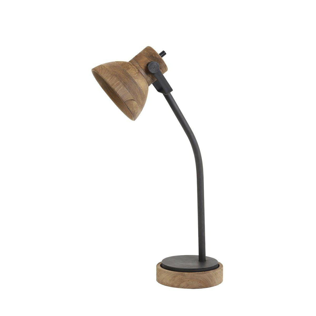 Light & Living bureaulamp Imbert bruin