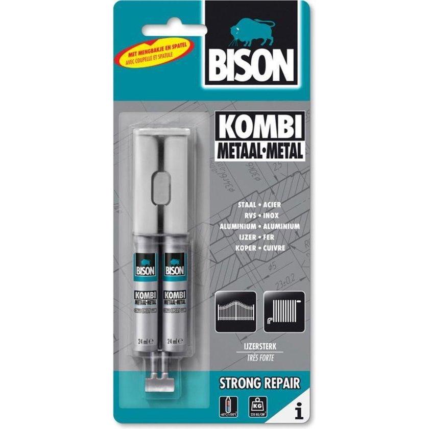 Bison Kombi 2-componentenlijm metaal 24ml