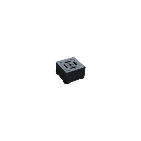 ACO Hexaline hoekelement zwart incl.