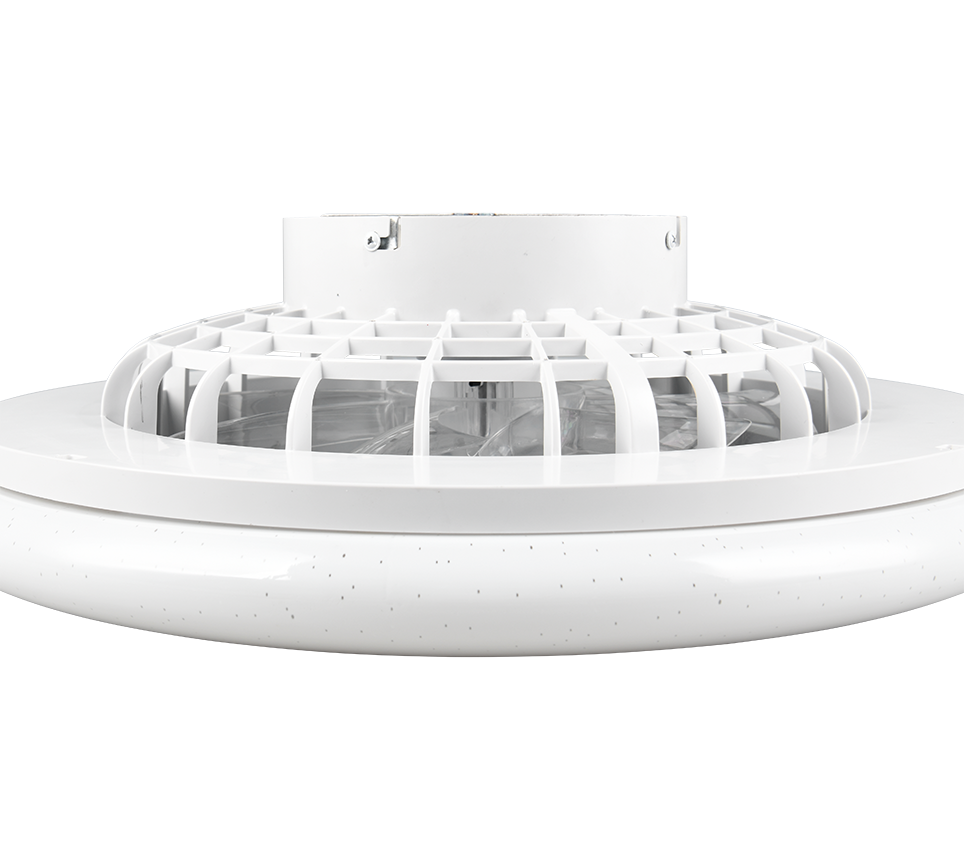 Reality plafondventilator Stralsund Ø49x16,5cm incl. LED titaan