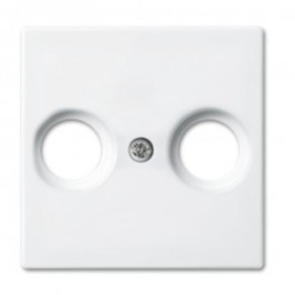 Busch-Jaeger Balance coaxplaat wit