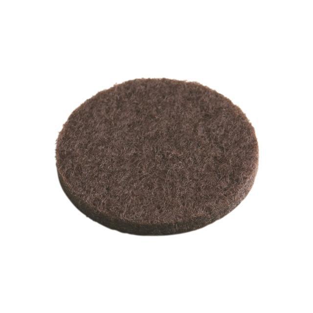 Viltglijder zelfklevend 22 mm bruin