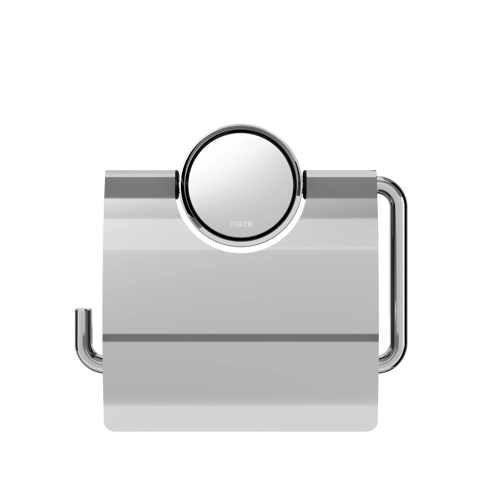 Tiger Ace Toiletrolhouder met klep RVS gepolijst