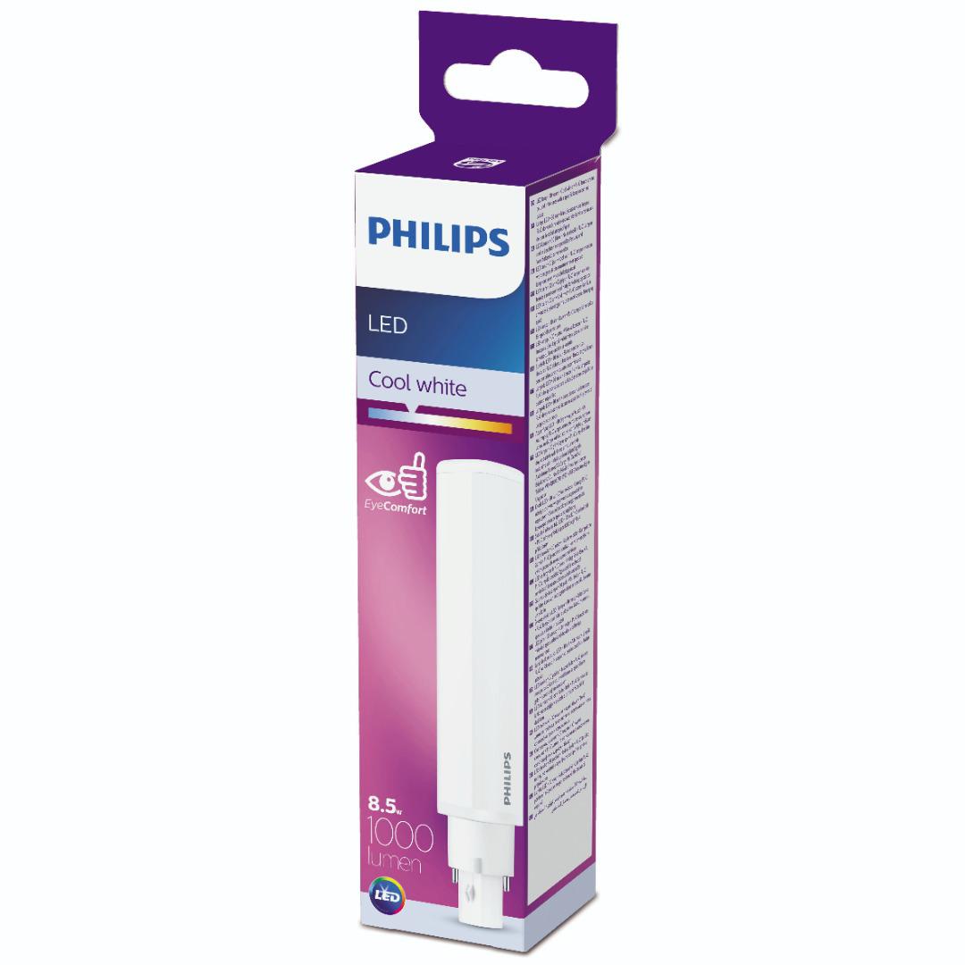 Philips PL-C 2P 840 LED 8,5W (vervangt 26W) G24d-3 Koel Wit Licht