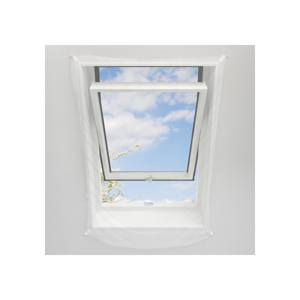 Hamstra gaasnet dakramen 120x140 wit