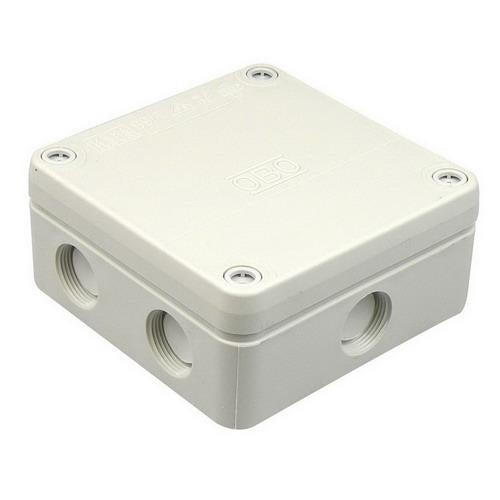 Kabeldoos + 3 wartels B9/T grijs