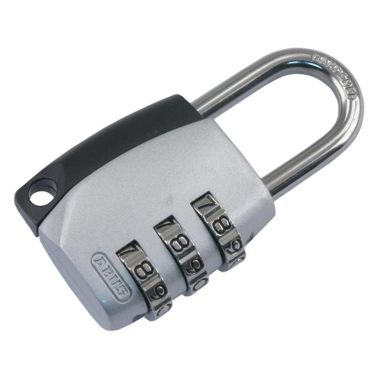 Abus cijferslot type 155, zwart/grijs 30 mm zwart/grijs