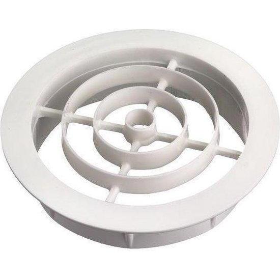 Ventilatierooster 150 mm. wit