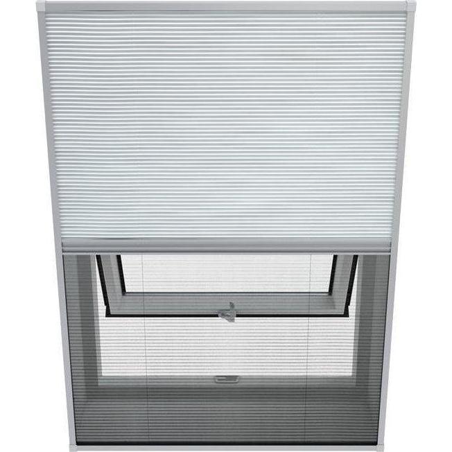 Hamstra Ultra duo-plissé dakraamhor 133x180 wit