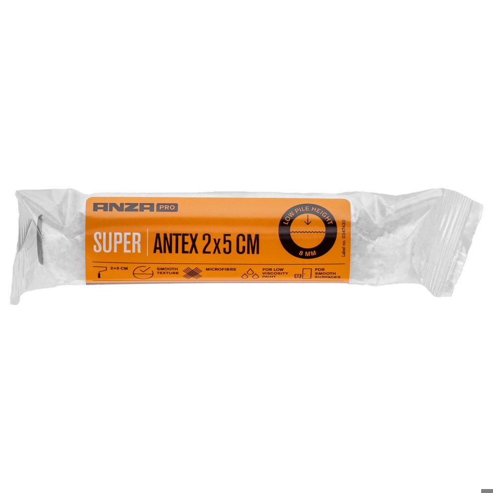 Anza Pro Antex verfroller mini 5cm - 2 stuks