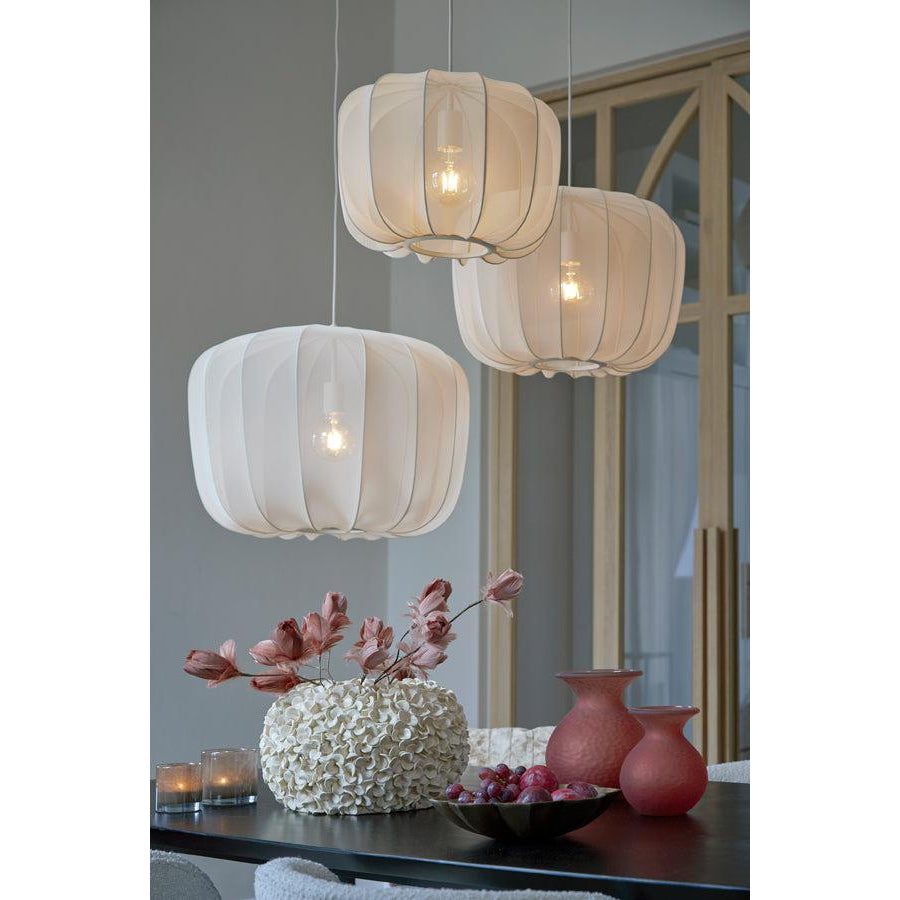 Light & Living hanglamp Plumeria Ø60x45cm bruin