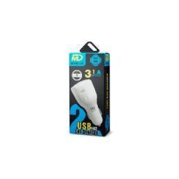 MDBlue Autolader Duo 3,1A zwart