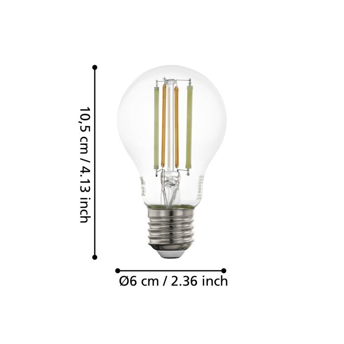 Eglo LED lamp Zigbee filament E27 A60 6W