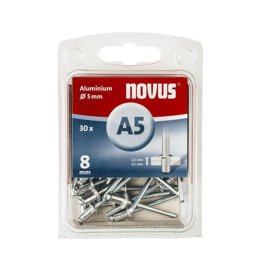 Novus blindklinknagel A5 X 8mm alu SB (30 stuks)