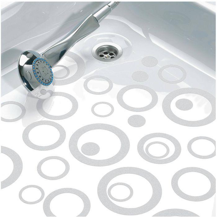 Sealskin waterrings zelfklevende antislip stickers PVC transparant (6 stuks)