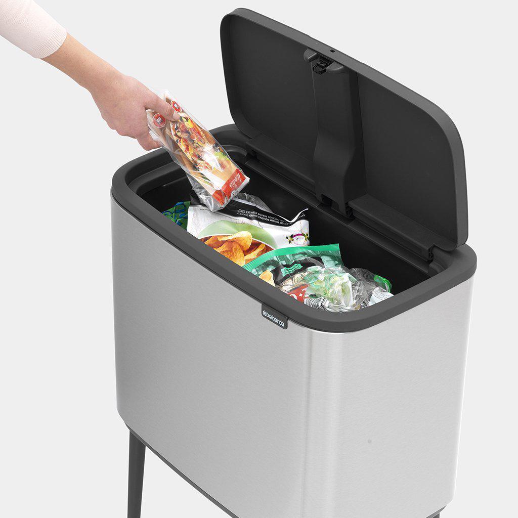 Brabantia Bo Touch Bin afvalemmer 36 ltr. Matt Steel Fingerprint Proof