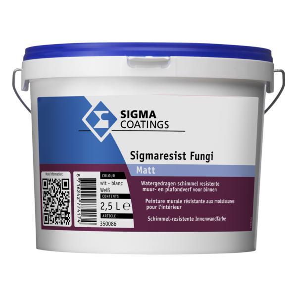 Sigma resist fungi matt wit 2,5 liter