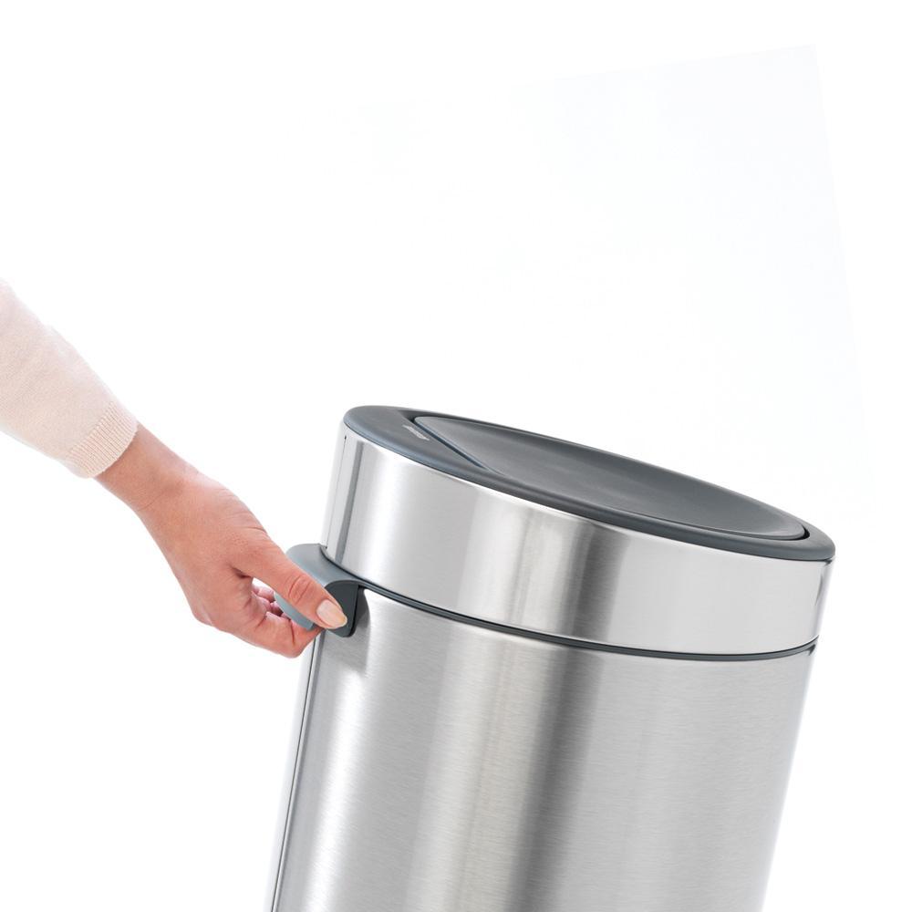 Brabantia Touch Bin afvalemmer 30 ltr. Matt Steel Fingerprint Proof