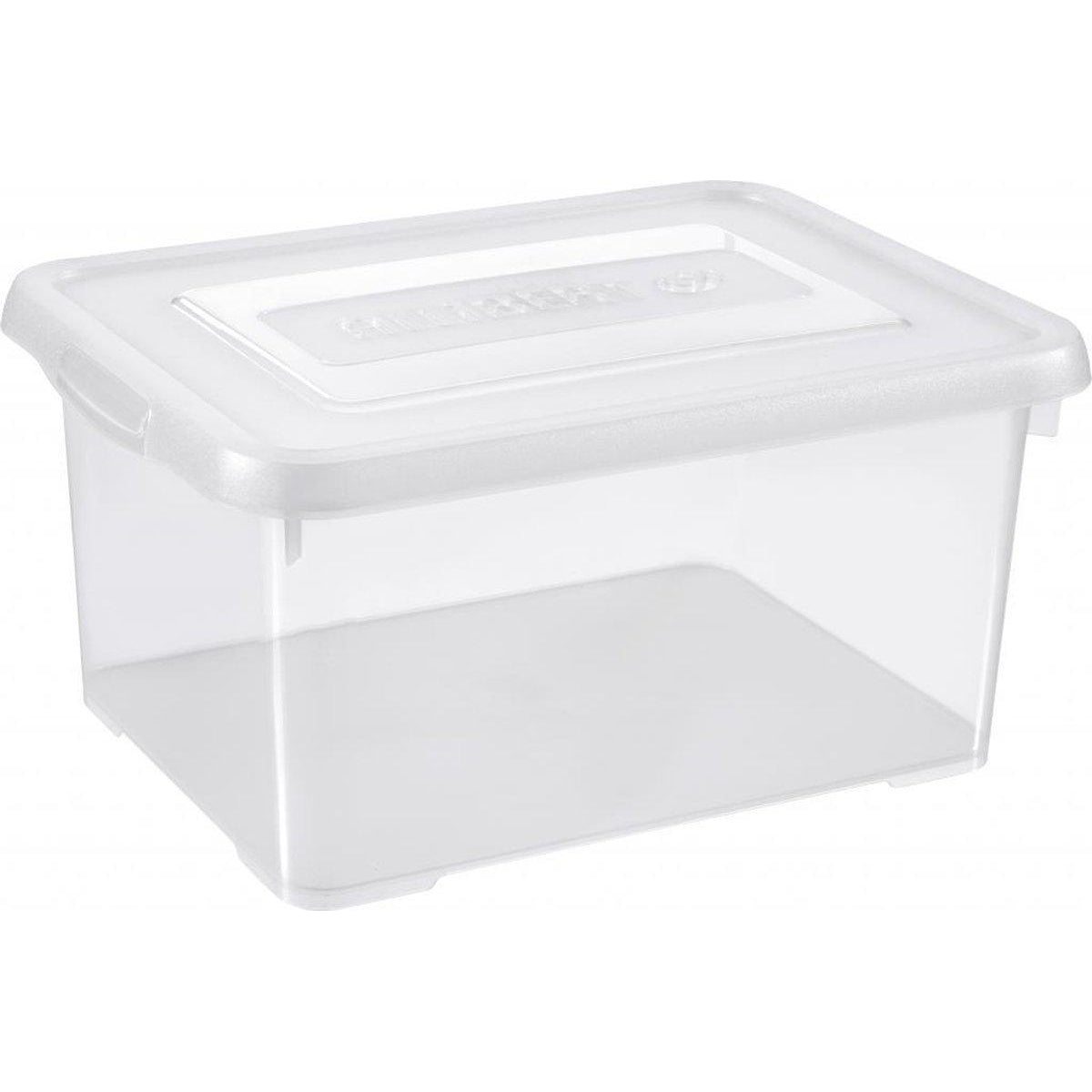 Curver Handy opbergbox 15 liter transparant