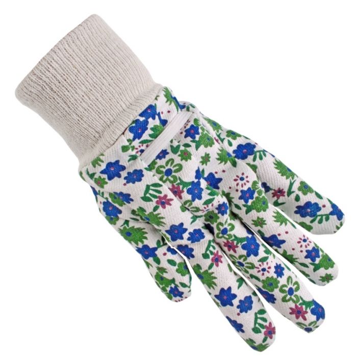 Werkhandschoenen blauw/groen