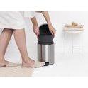 Brabantia NewIcon pedaalemmer 5 ltr. Matt Steel Fingerprint Proof