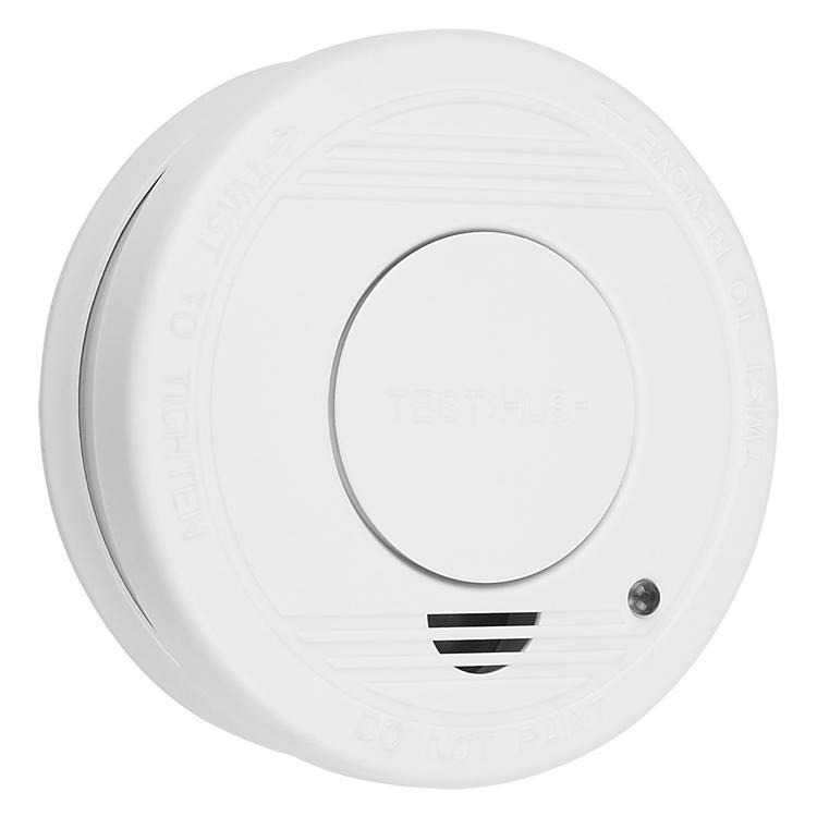 Smartwares rookmelder RM250/2, optisch, inclusief 9V batterij wit