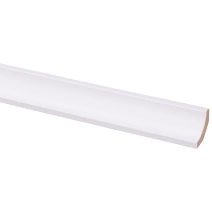 Hollat MDF folie (2300) 22x22mm wit 260 cm.