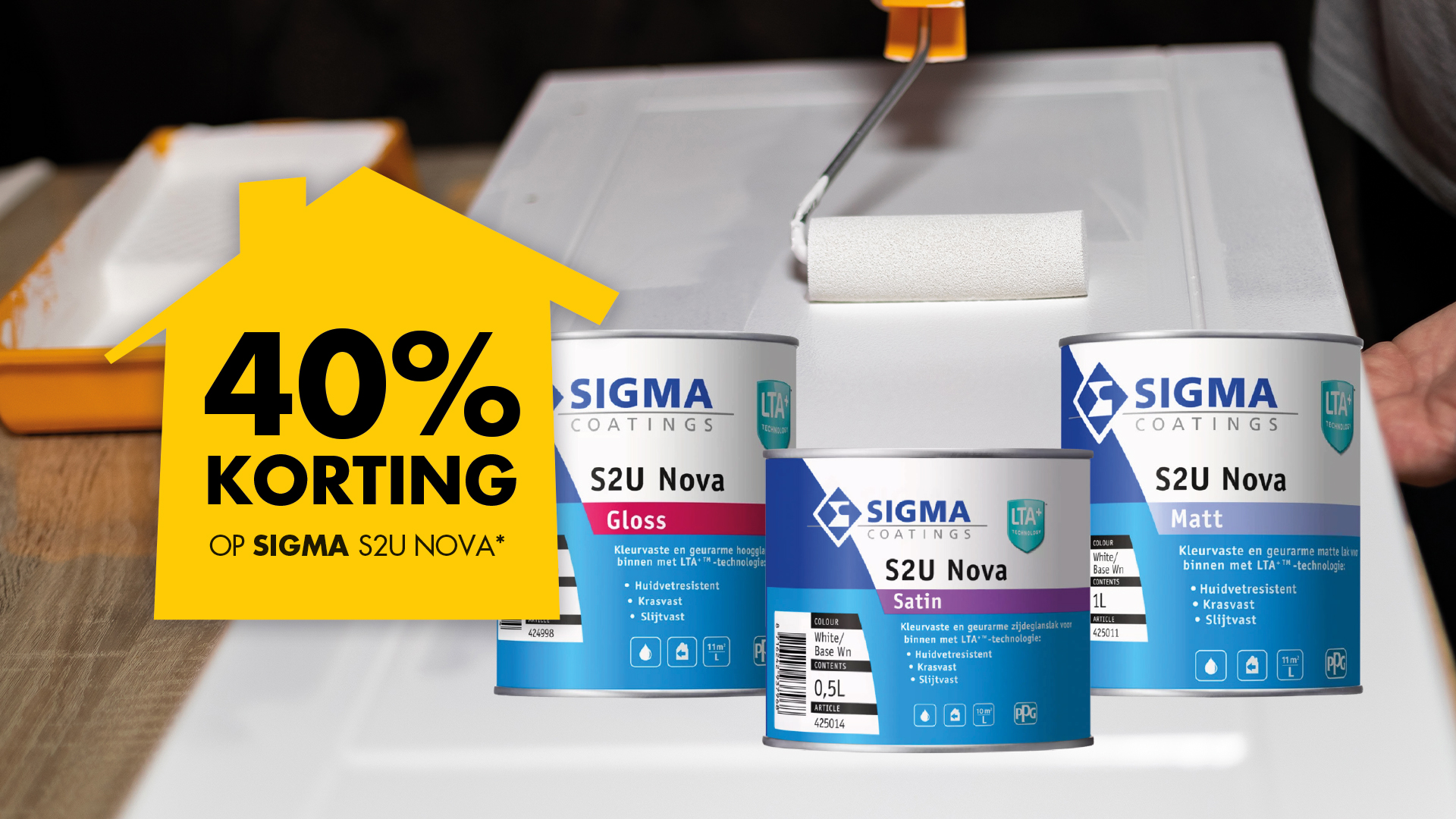 40% korting op Sigma S2U Nova