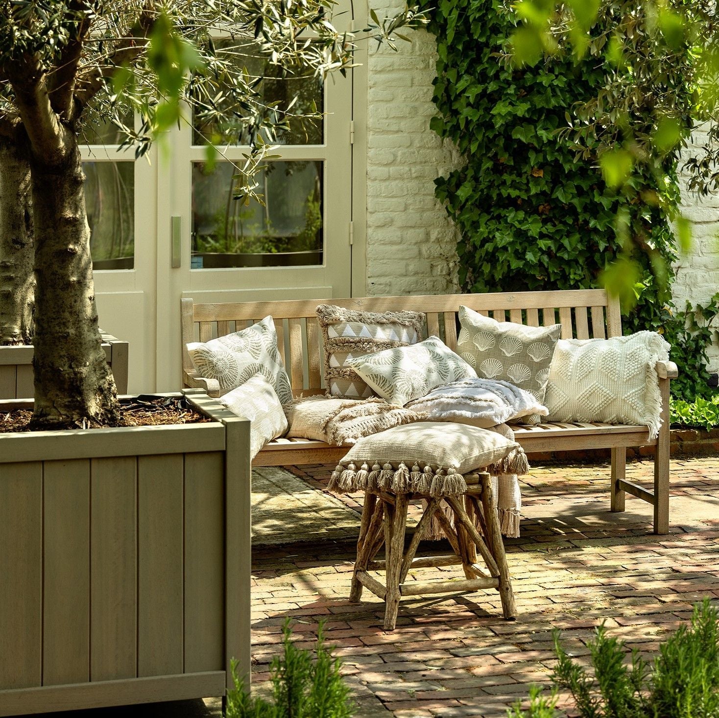 Dutch Decor sierkussen Odin Snow White  60×40 cm