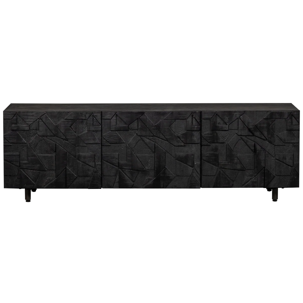 BePureHome COUNTER TV MEUBEL MANGO ZWART