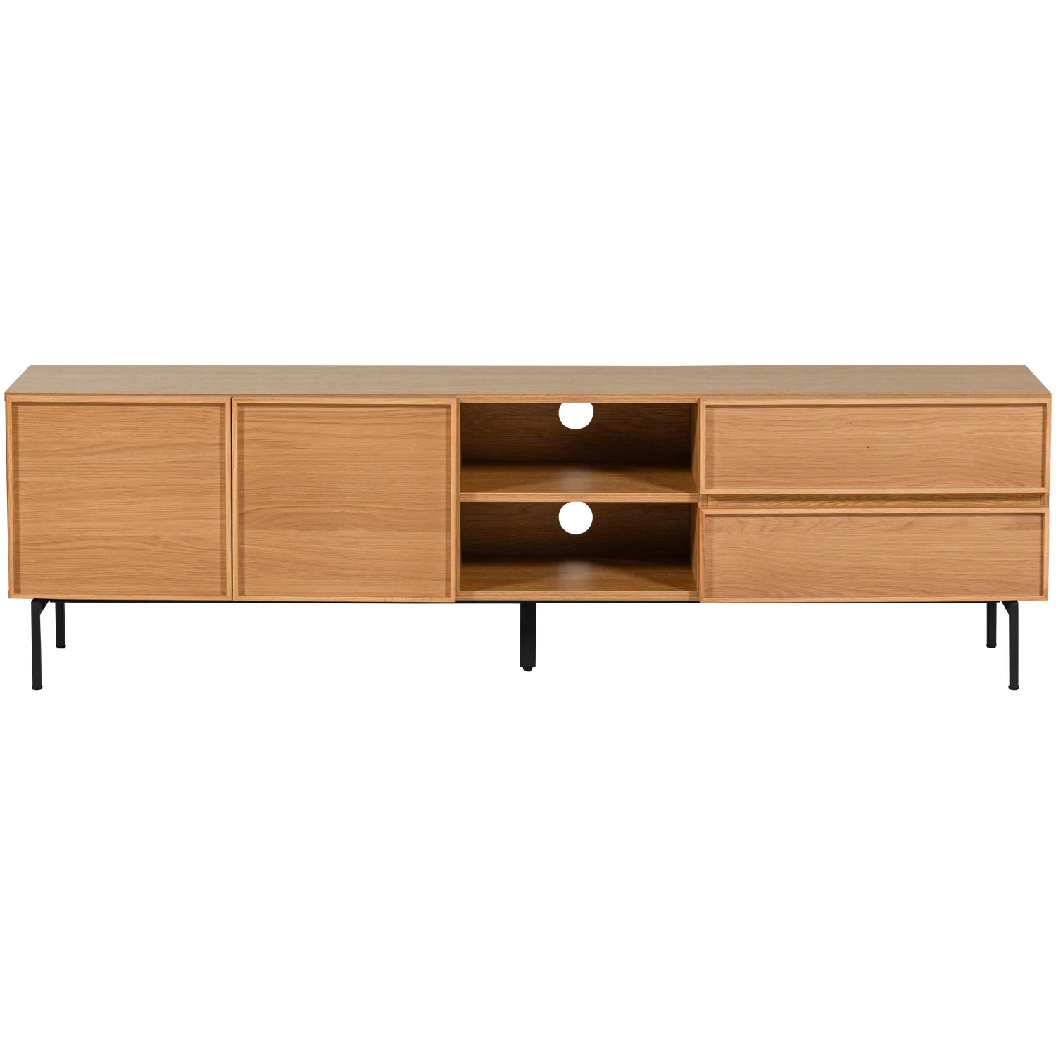 TOURS TV MEUBEL 180 CM MELAMINE/MDF NATUREL