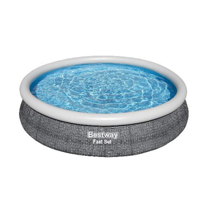 Bestway zwembad fast set rond rotan 366x76 cm
