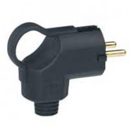 Legrand stekker met randaarde 50252