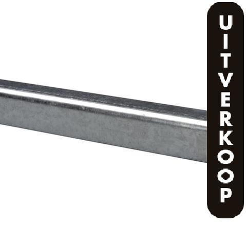 Hoekprofiel ijzer 25x25mm 200 cm.